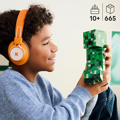 Lego Minecraft El Creeper Creativo Juguete de Construcción y Decoración, Divertido Regalo Inspirado en el Videojuego, Figura de Acción Coleccionable para Niños y Niñas 21276