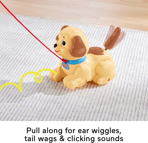 Fisher-Price Perrito Pequeño Snoopy con Movimiento y Sonido 1+ Años