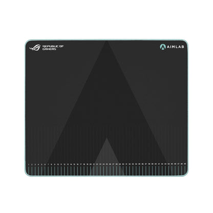 ASUS ROG Hone Ace Aim Lab Edition Gaming Mouse Pad, 508 X 420 x 3 mm, Large Size, Soft, Hybrid Cloth Material, Non-Slip Rubber Base, Esports & FPS Gaming, Black