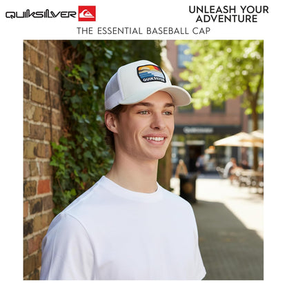 Quiksilver Premium Cotton Adjustable Snap Back Logo Gorra de béisbol Hombre