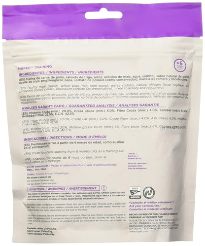 Nupec croquetas para Perros, Adulto Razas pequeñas, con Omega 3 y 6, presentación de 8 kg. + Treat Funcional para Perro Training, 0.180 kg, 1 Pack