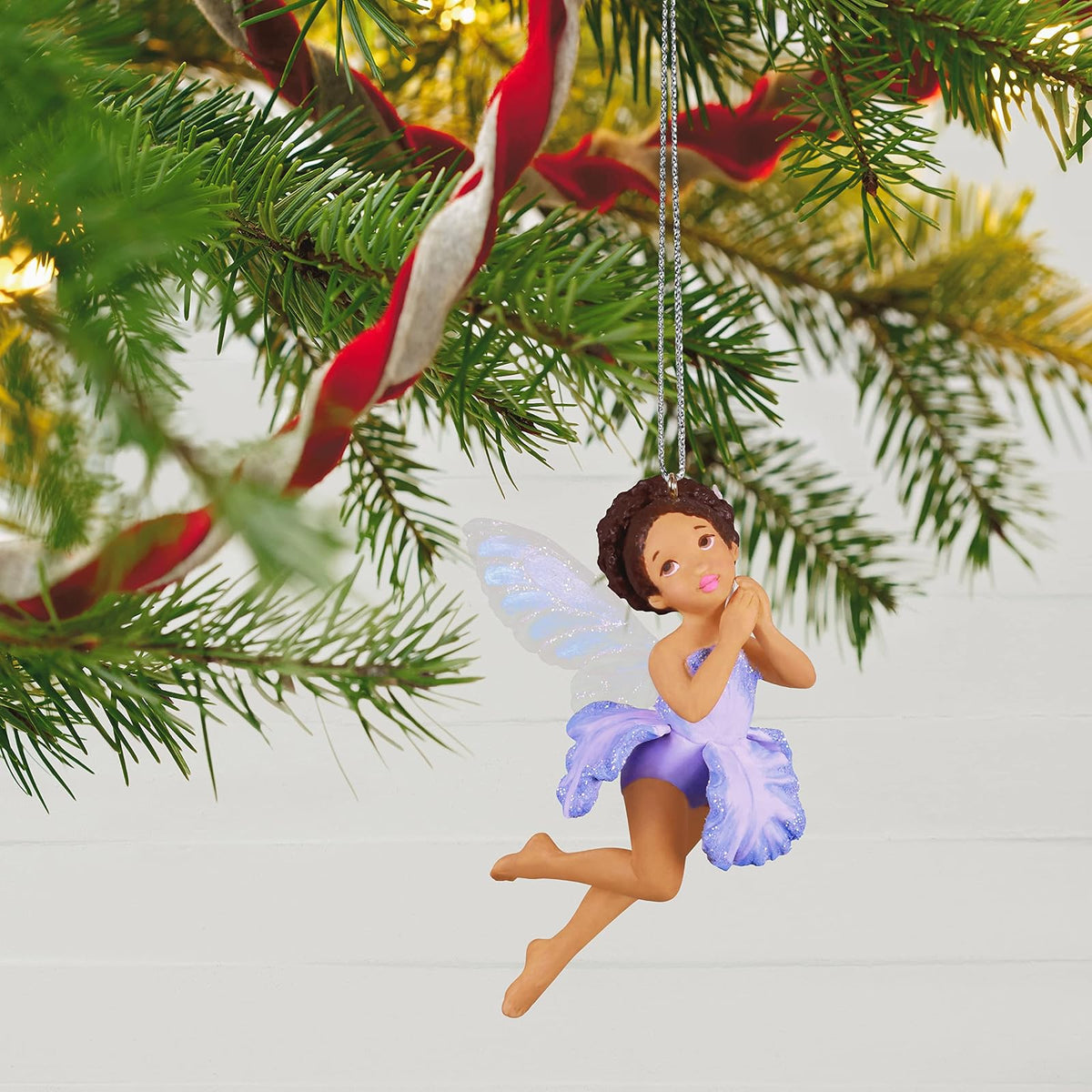 Hallmark Keepsake Adorno de Navidad 2022, Hada mensajeros Iris Hada