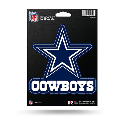 NFL Cowboys Dallas Medium Die Cut Decal, 9" x 5" x 0.2", Team Logo