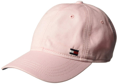 Tommy Hilfiger Gorra de béisbol con Solapa Ajustable de algodón Billy Gorra de béisbol para para Hombres - Rosa (Crystal Rose) - Talla Única