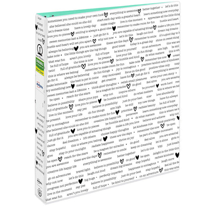 Avery + Amy - Carpeta de anillas redondas de 2.5 cm, capacidad para 175 hojas, carpeta, Find Inspiration, 1 Binder