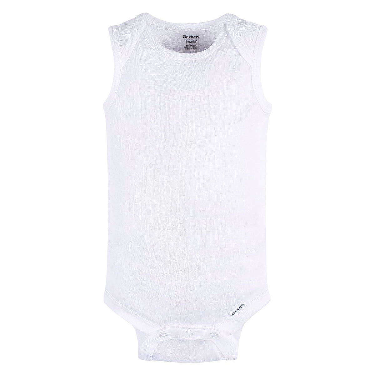 Gerber Body sin mangas de paquete múltiple playera sin mangas para bebés y niños pequeñosUnisex bebé