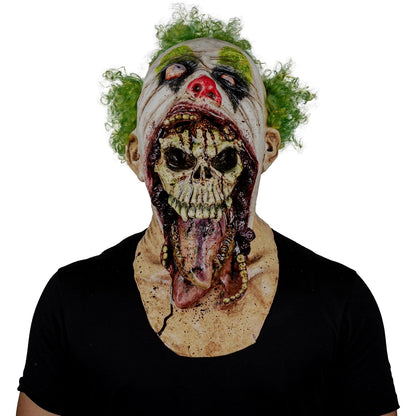 Ghoulish Productions Máscara De Látex Blurp Malevolent, Accesorio Látex Cosplay Calavera Malévola, Disfraz Aterrador para Halloween y Fiestas Temáticas, Cosplay Demonio Skull, Diseño Artesanal