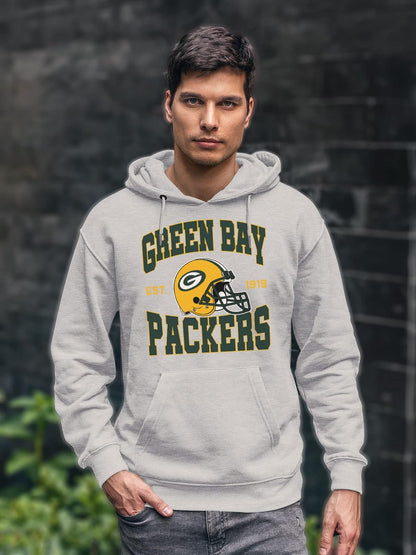 Junk Food Green Bay Packers Team Helmet - Sudadera con Capucha para Adultos Sudadera con Capucha Unisex Adulto