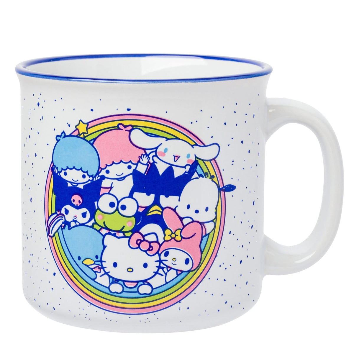 Silver Buffalo Care Bears Taza de Sopa de Cerámica 24oz - Hello Kitty Y Amigos