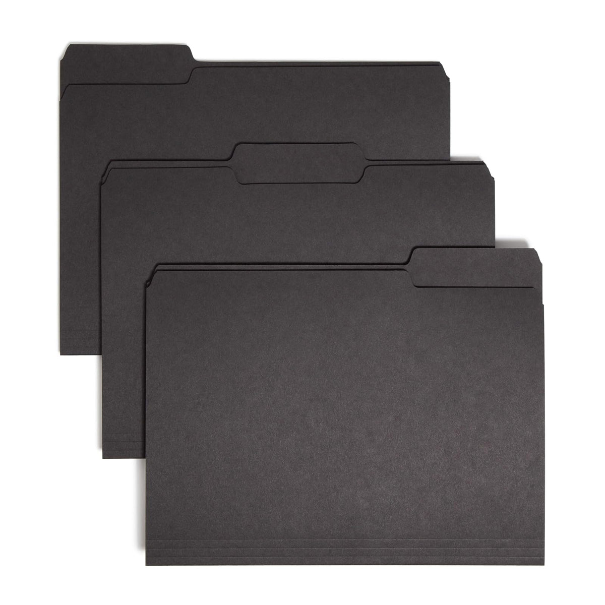 Smead Carpeta de archivo interior, Negro, Carta