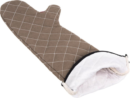 San Jamar 800FG24 BestGuard - Guantes comerciales de protección contra el Calor de hasta 500 °F (par), 24 Pulgadas de Longitud, Bronceado, 1 Unidad (Paquete de 1)