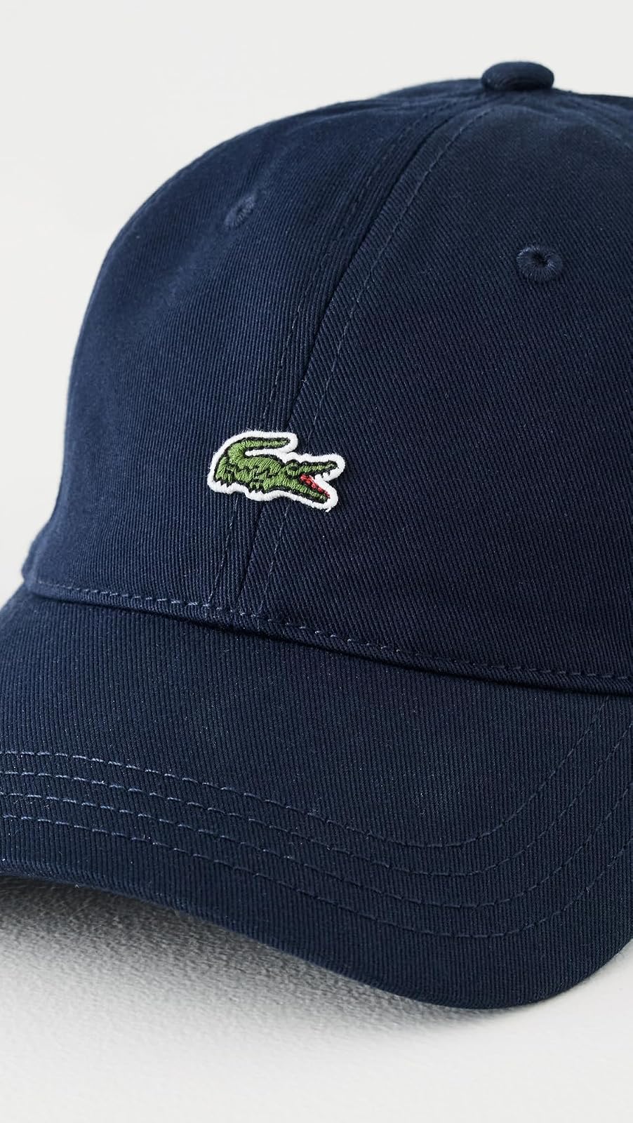 Lacoste Gorra de Sarga de algodón orgánico Tapa para Hombre