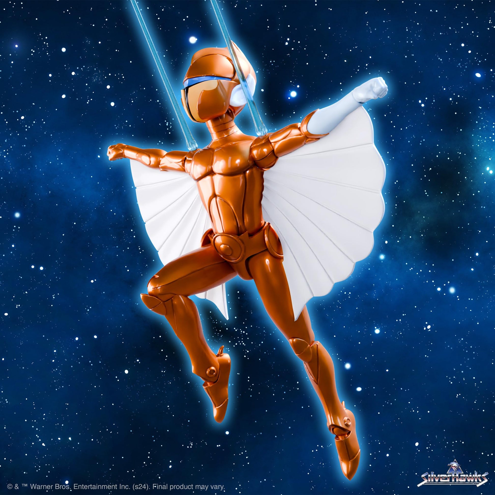 Super7 ULTIMATES! SilverHawks Copper Kidd - Figura de acción SilverHawks de 7 Pulgadas con Accesorios coleccionables clásicos de Dibujos Animados y Juguetes Retro