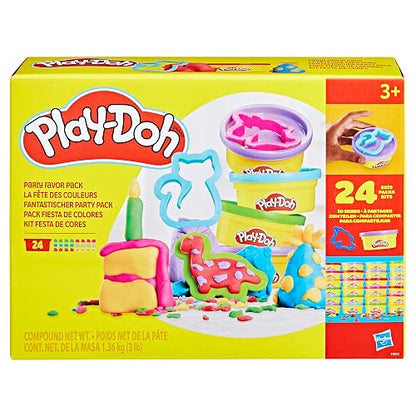 Play-Doh Pack Fiesta de Colores - Kit 24 Latas para Fiestas y Cumpleaños