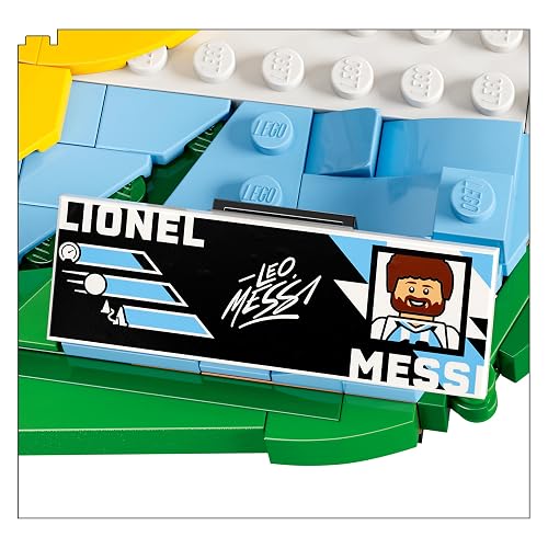 LEGO Editions Lionel Messi: Fenómenos del Futbol – Set de Construcción y Decoración – 43011