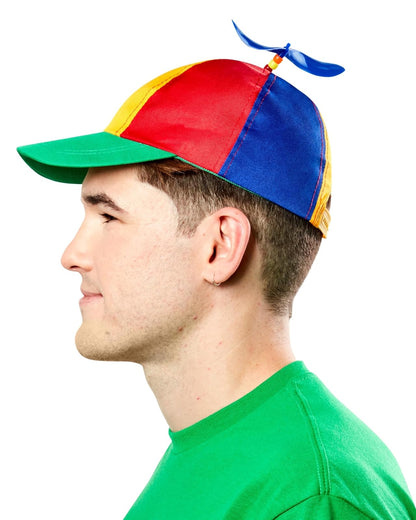 Forum Novelties unisex adult Classic Propeller Hat Costume Headwear, Multi, One Size US