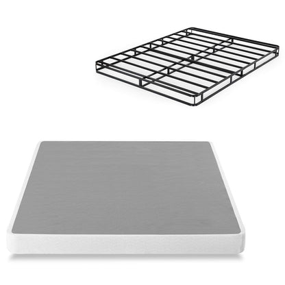 Zinus - Resorte de Caja Inteligente de Metal de 5 Pulgadas, Base de colchón, Marco de Metal Fuerte, fácil de Montar, Completo