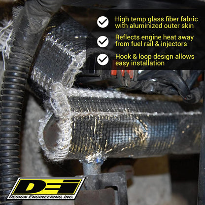 Design Engineering Kit de Cubierta de Inyector para Jeep 4.0L 1997-2004, Plateado 10378