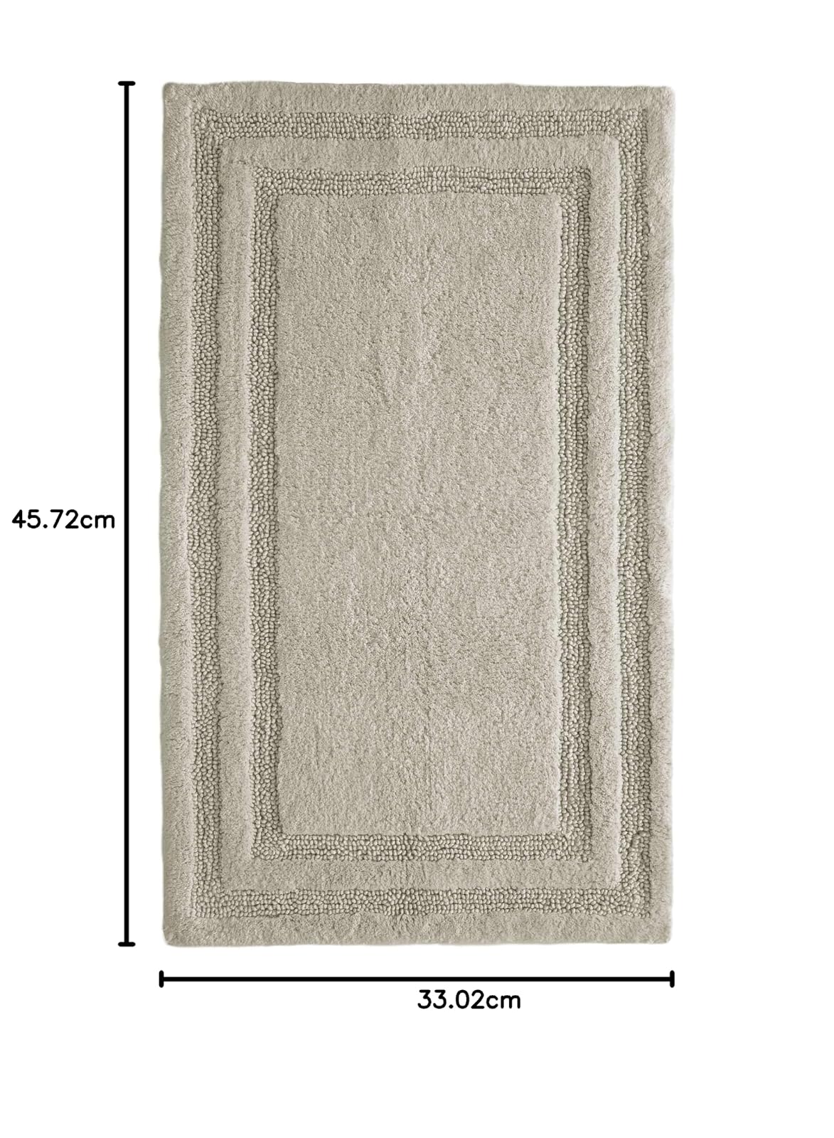 Tommy Bahama - Alfombras de baño, Alfombra de baño de algodón, Altamente Absorbente, diseño Inspirado en la Costa (Gris Isla, 2 Piezas)