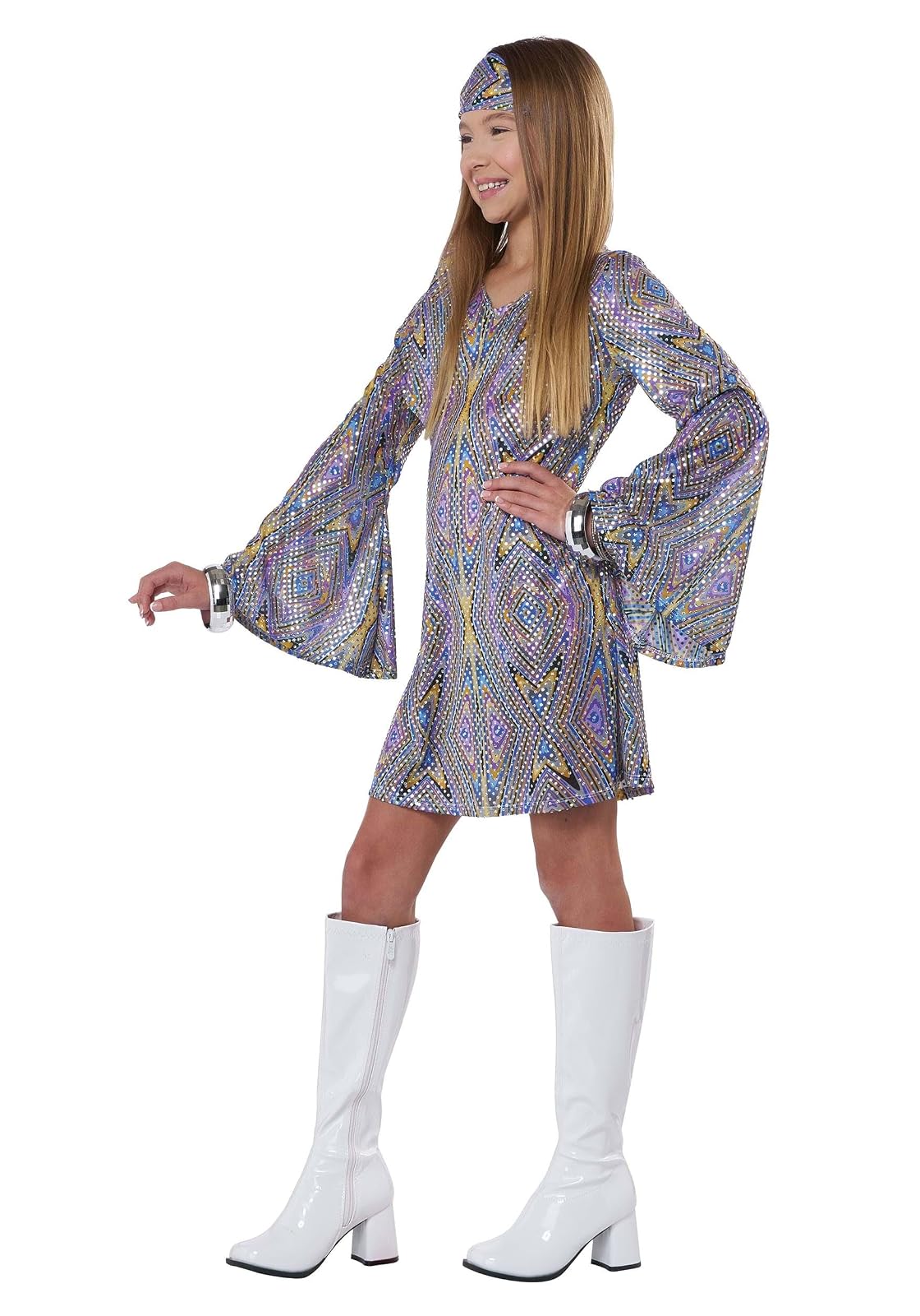 California Costumes - Disfraz de discoteca, un color, 10-12