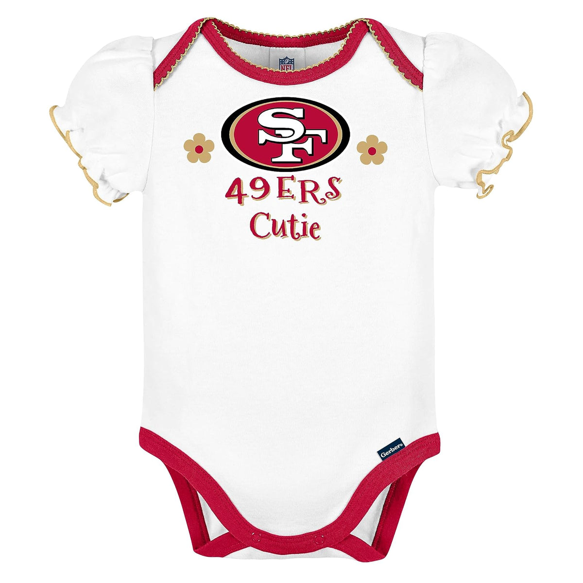 NFL Baby-Girls 3 Pack Short Sleeve Bodysuit