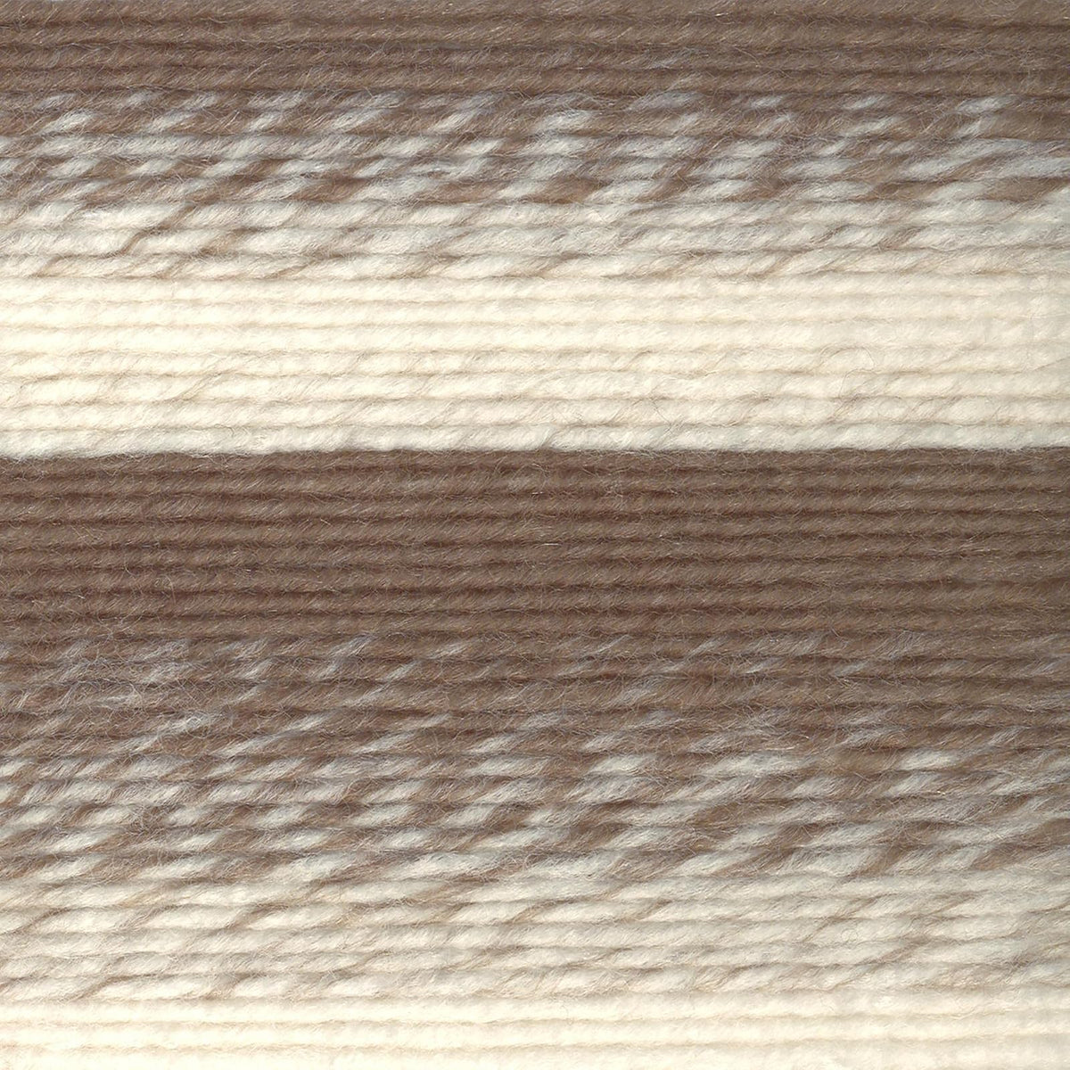 Lion Brand Yarn Scarfie - Hilo voluminoso, Color Crema/Gris Pardo, 1 Paquete