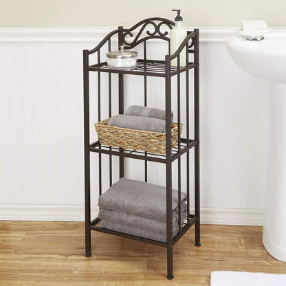 Silverwood Collins - Estantería metálica para baño