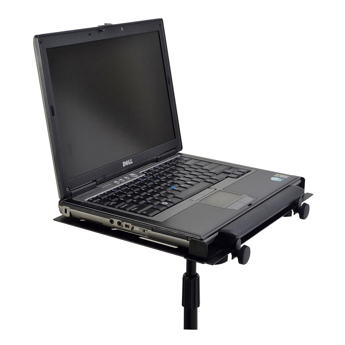 On-Stage MSA5000 - Soporte para laptop y tabletas | Versátil, ranuras de ventilación, pestañas ajustables, para estudio o escenarios