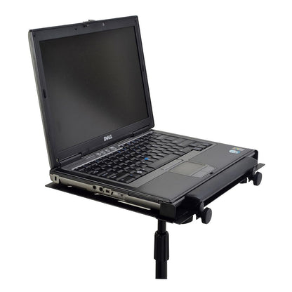 On-Stage MSA5000 - Soporte para laptop y tabletas | Versátil, ranuras de ventilación, pestañas ajustables, para estudio o escenarios