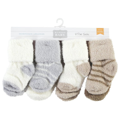 Hudson Baby - Calcetines de algodón para recién nacidos y rizados