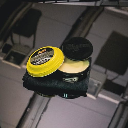 Meguiar's G210608EU Ultimate Paste Wax Cera en Pasta para Pintura Automotriz 8 oz, Negro