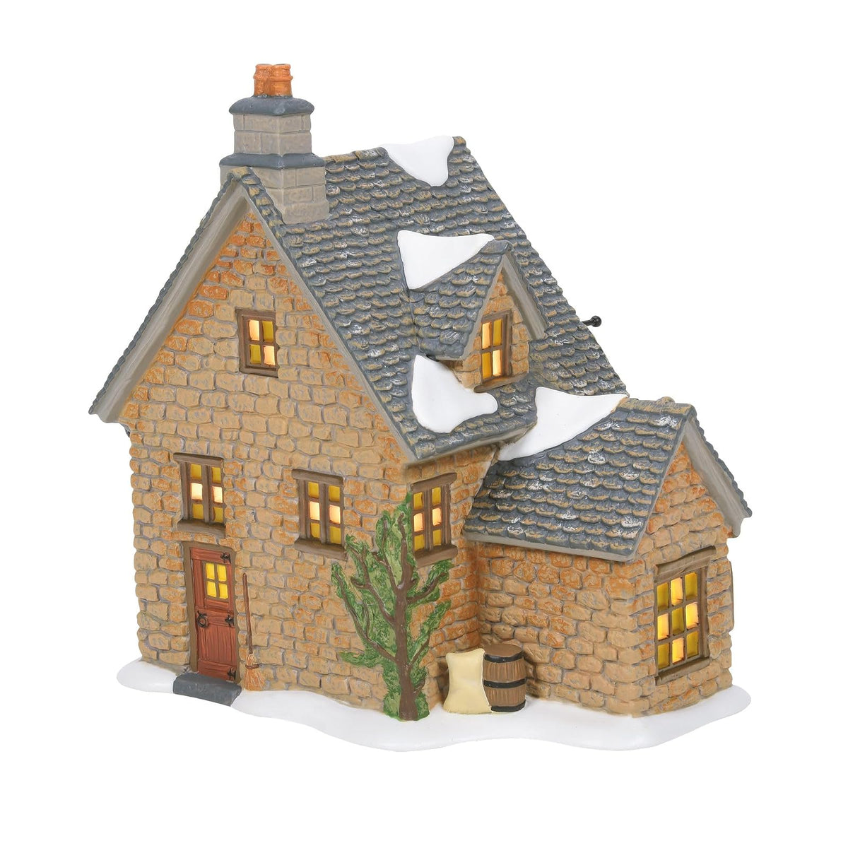Department 56 Porcelain Dickens Village Cotswold Greengrocer Lit Building, 6.61 Pulgadas, Multicolor