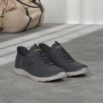 Skechers Summits - Tenis de Trabajo de Alta Gama para Hombre | Limpio, cómodo y atemporal: zapatillas Skechers BOBS para mujer en blanco, perfectas para el día a día y el ocio.