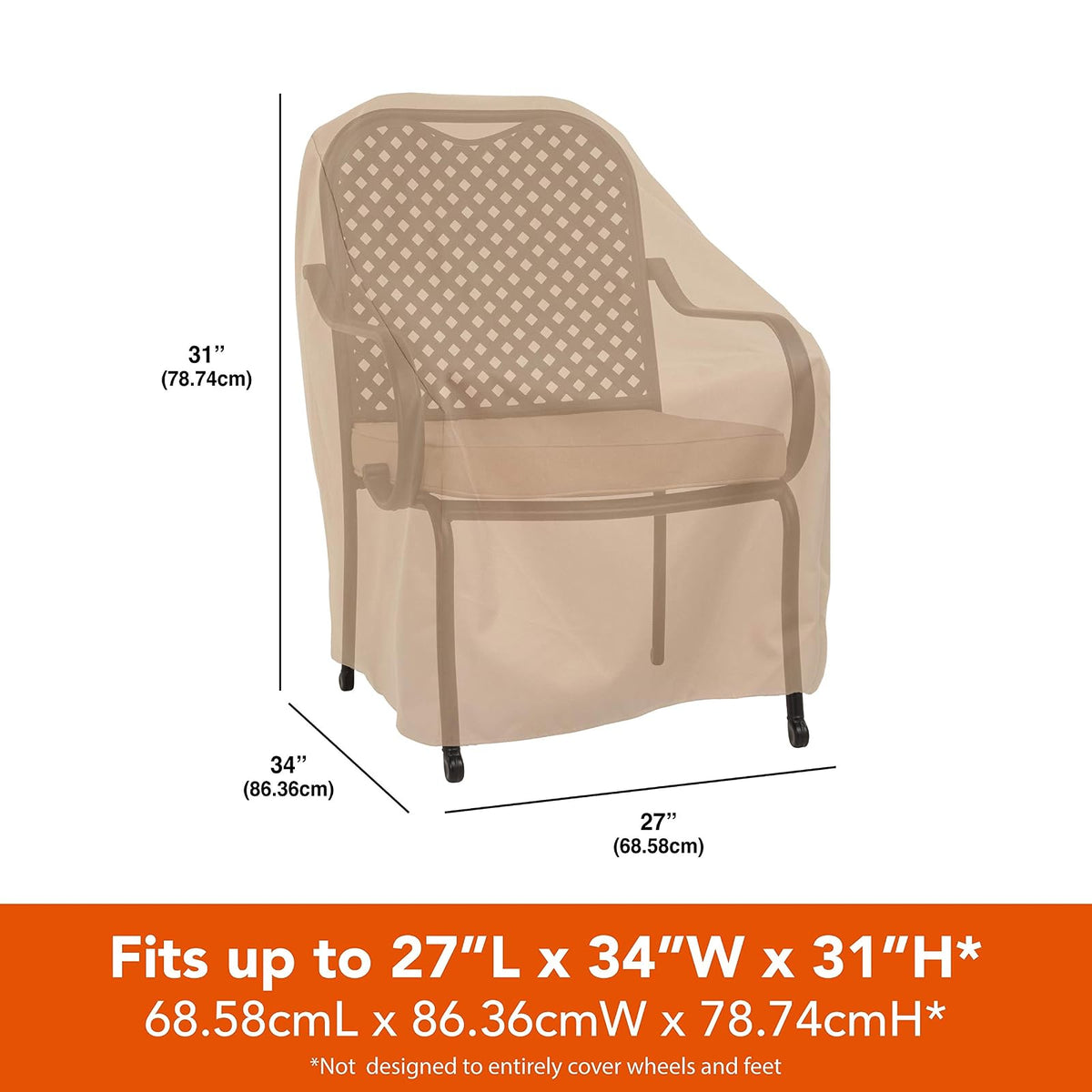 Modern Leisure 7465 - Funda para Silla de Patio