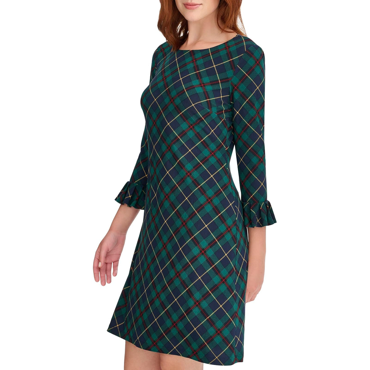 Tommy Hilfiger Vestido de Manga Acampanada para Mujer