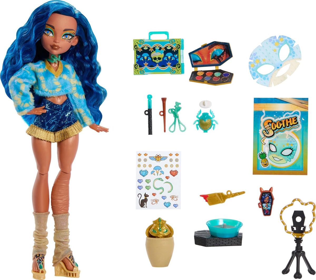 Monster High Self-Scare Secrets Muñeca Frankie Stein con 13 Sorpresas - realista