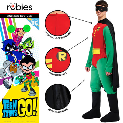 Rubie's Costume Classic Batman Deluxe Robin, Red/Green, Medium Costume
