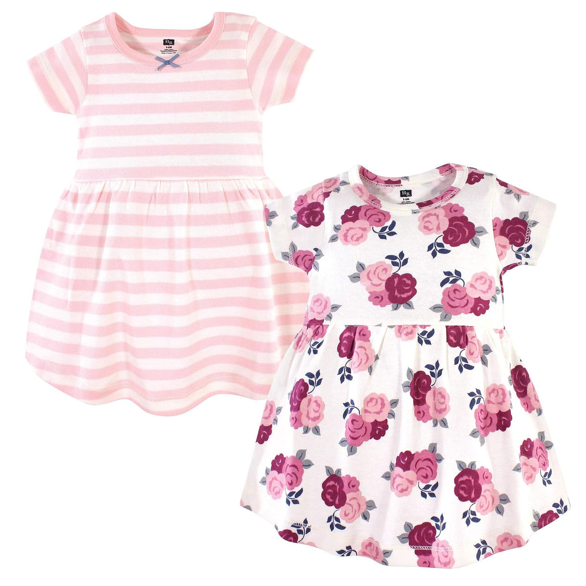 Hudson Baby Vestidos de algodón para niñas