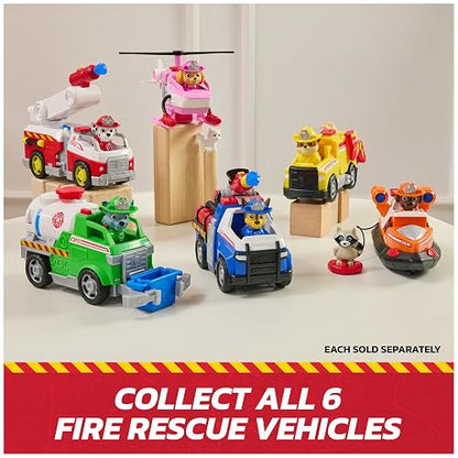 Paw Patrol Rescate de Chase - Camión de Bomberos con Figura, Lanzador de proyectiles y vehículo de Juguete, Edades a Partir de 3 años