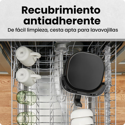 Chefman | Freidora de Aire Digital de 5.7 Litros de capacidad | TurboFry | Control Digital de un solo Toque