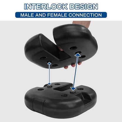 Elevon - Juego de 4 Pesas para toldo con diseño sin pellizcos para una fácil instalación y extracción para asegurar Carpas y toldos en Eventos al Aire última intervensión de 25 Libras