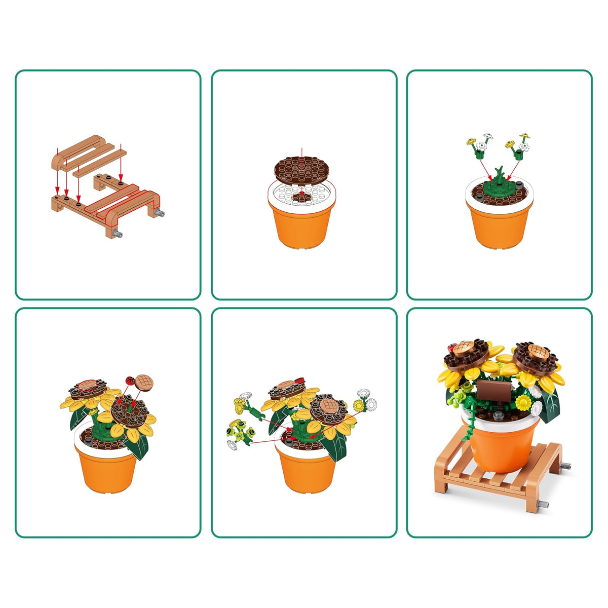 MAX-Garden MOT Plants-Serie Girasol 1 Maceta