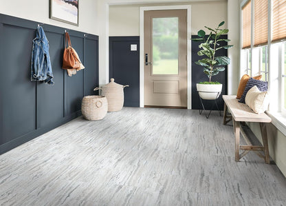 Universal Bianco Classico 3 MIL x 30,5 cm Ancho x 24 pulgadas. L - piso de vinilo resistente al agua (30 pies cuadrados/caja)