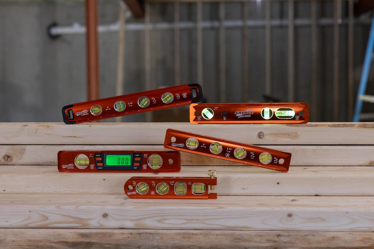 Swanson SVT011 11-Inch Savage Aluminum Torpedo Level with Neodymium Magnets