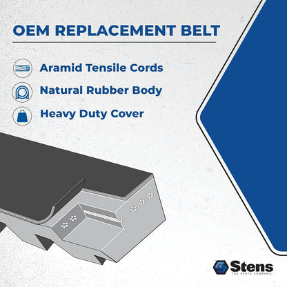 Stens 265-297 - Correa de Repuesto OEM para Exmark 119-3321
