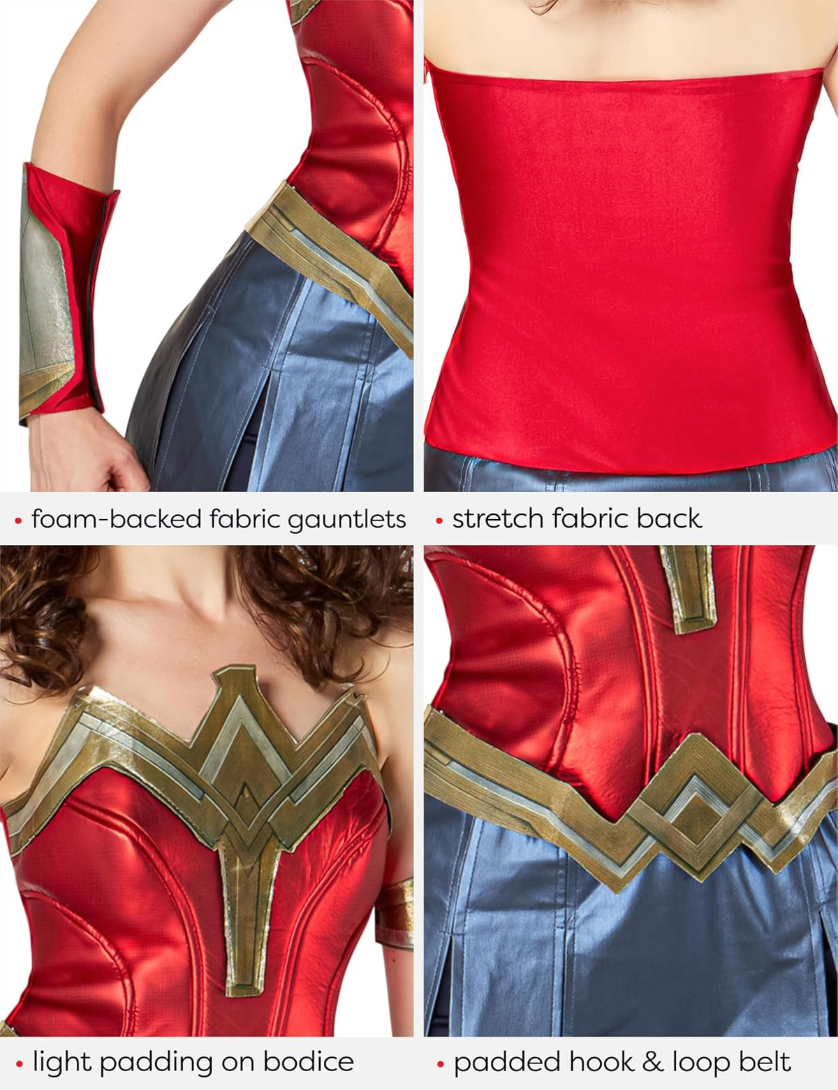Rubie'S - Disfraz de DC Comics Wonder Woman 84 para Mujer