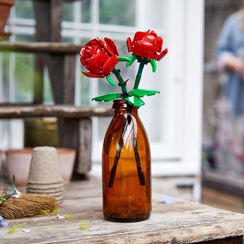 LEGO Rosas - Juguetes de Construcción para Niñas y Niños, Años 8+ - Decoración para Escritorio, Recamara - 40460