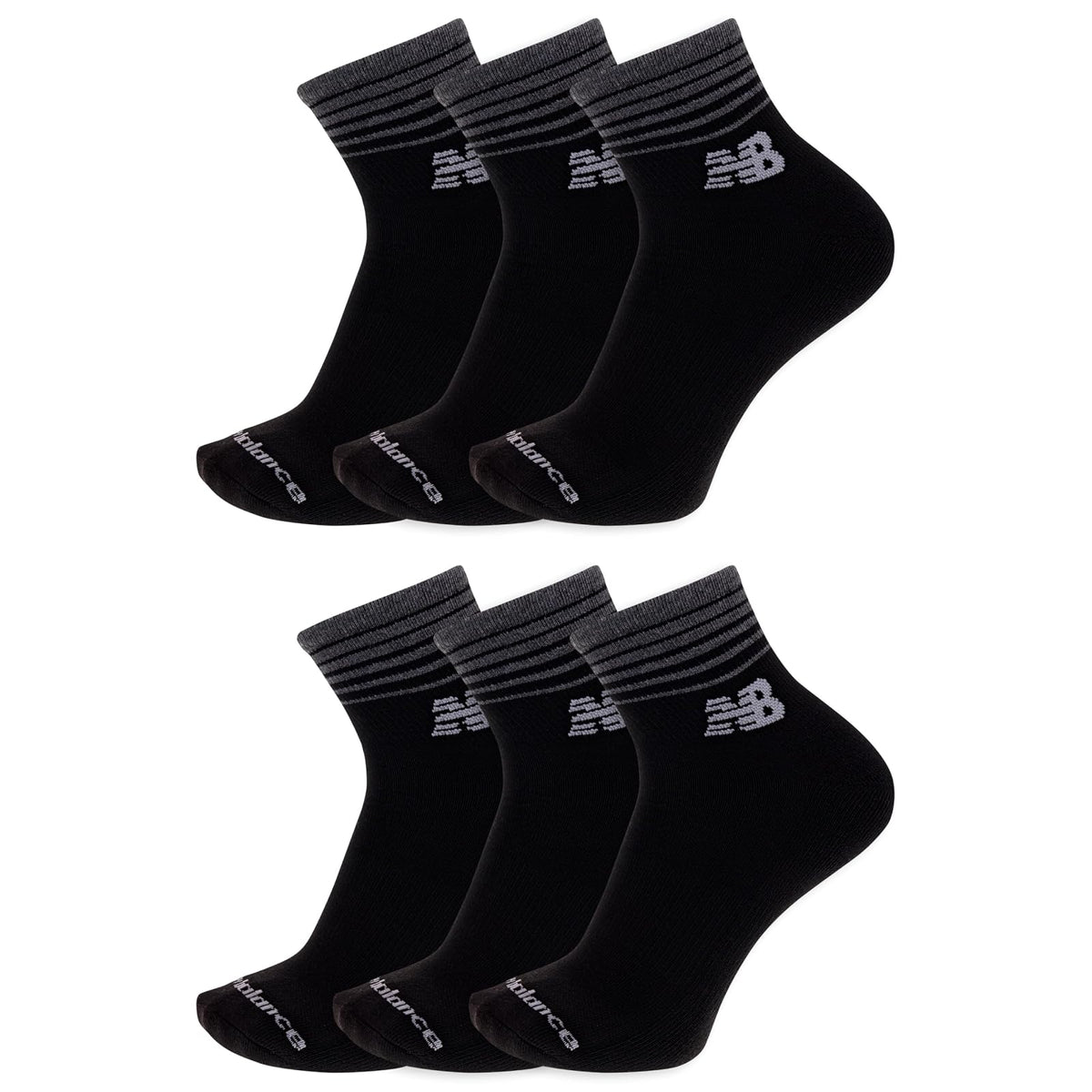 New Balance Ankle 6 Pair Tobillo 6 pares Unisex adulto