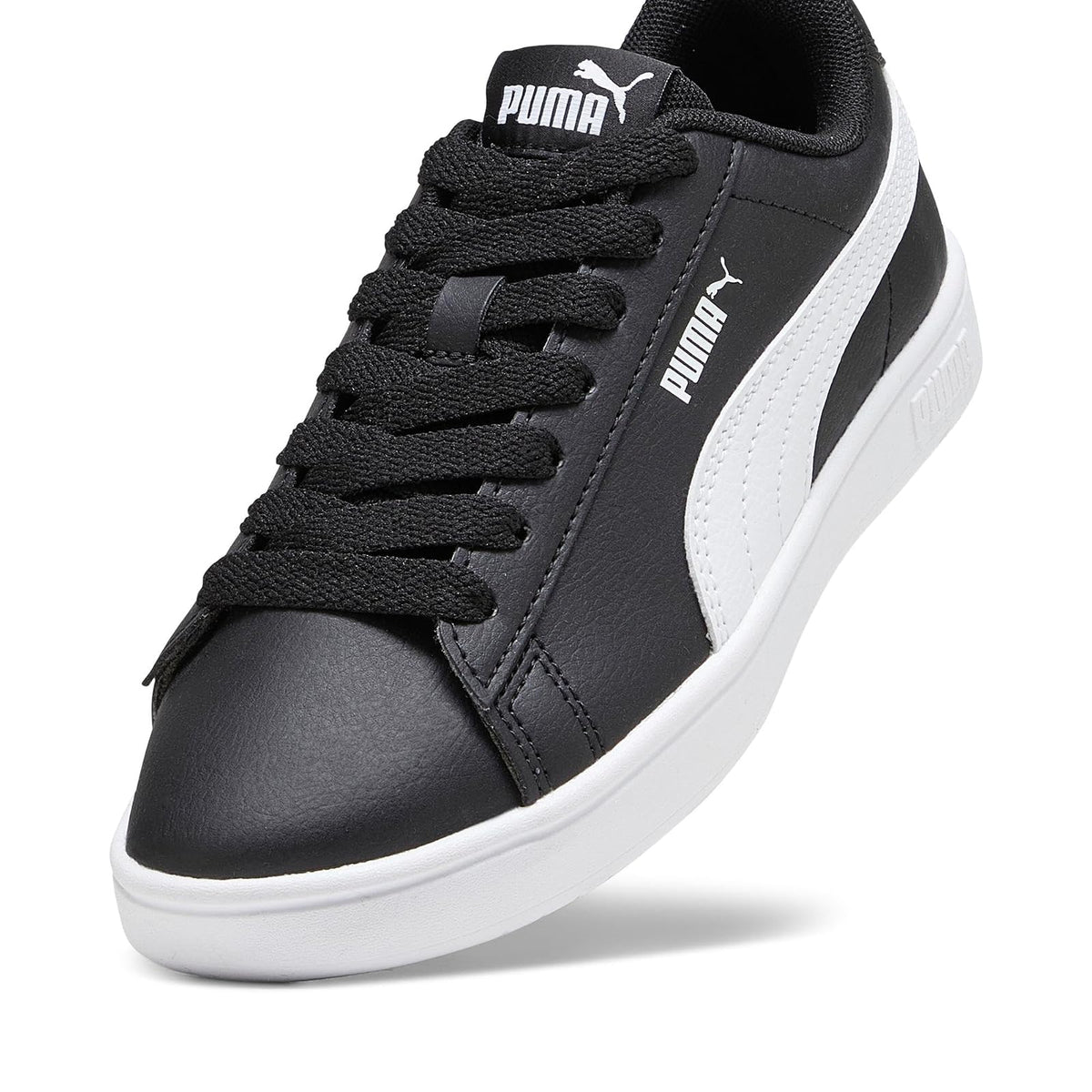 PUMA, Tenis Casuales Rickie Classic JR, Unisex, Blanco, Talla 24