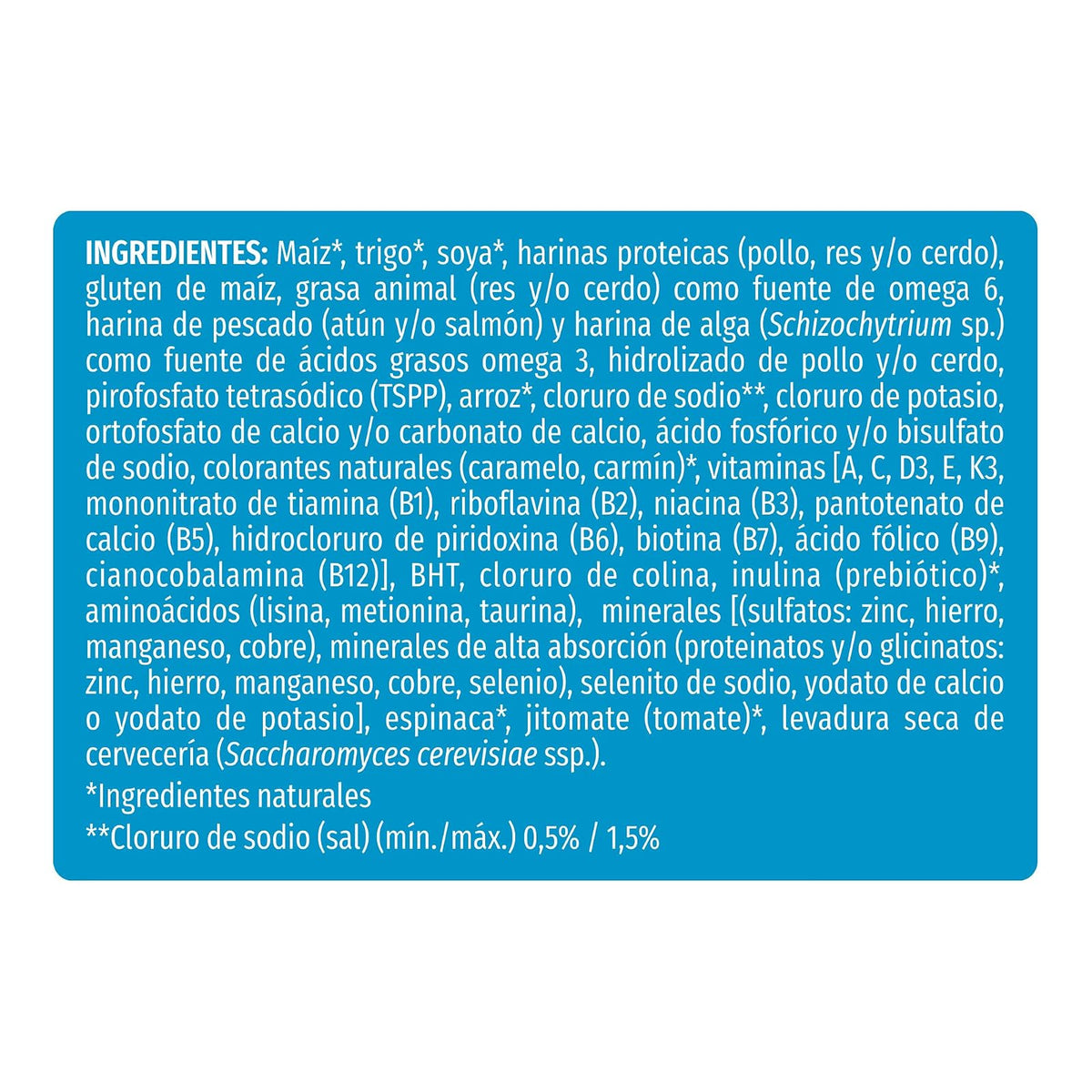 Purina Cat Chow Adulto Todos los Tamaños Sabor Pescado 3Kg